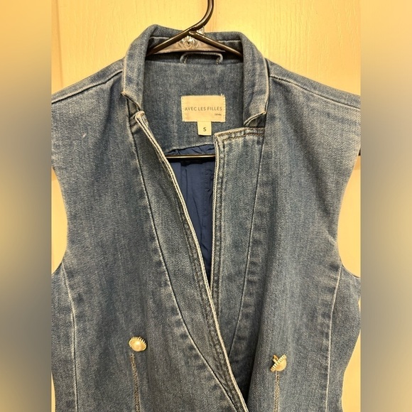 Women Denim Vest from aves - Picture 3 of 6